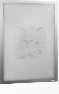 Obrázok produktu pre DURABLE DURAFRAME WALLPAPER A4 Inforahmen silber