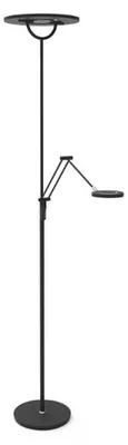 Produktbild von LED Stehleuchte, Leseslampe, Touchdimmer, schwarz, H 183 cm