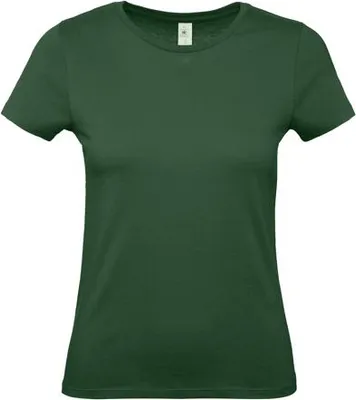 Produktbild von Damen-T-Shirt, Kurzarm - B&C #E150/W - bottle green - Größe M
