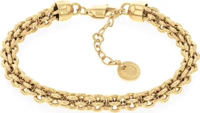 Immagine prodotto di Bracciale dorato "Intrecci di cerchi" (modello 2780842)