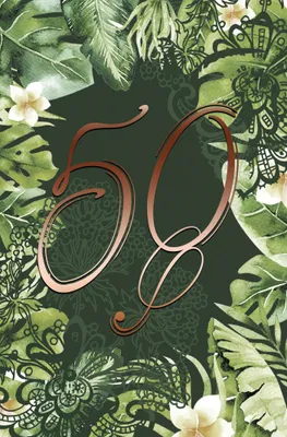 Produktbild von 50. Geburtstag - Karte mit Umschlag