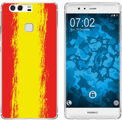 Produktbild von PhoneNatic Case kompatibel mit Huawei P9 Silikon-Hülle WM Spanien M11