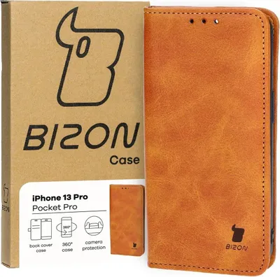 Produktbild von Bizon Case Pocket Pro Apple iPhone 13 Pro braun