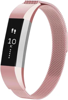 Productafbeelding van imoshion Milanees magnetisch bandje voor de Fitbit Alta (HR) - Maat S - Roze