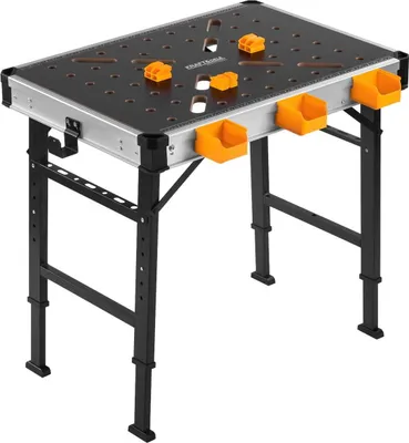 Obrázok produktu pre KRAFT&DELE Multifunkčný skladací pracovný stôl 84,5x60x88,5 cm, MDF doska - KD11872