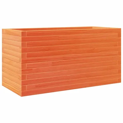 Obrázek produktu pro vidaXL květináč vosk hnědý 90x40x45,5 cm masivní borovicové dřevo