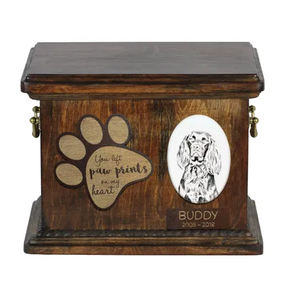 Zdjęcie produktu dla Wyżeł niemiecki szorstkowłosy, Drahthaar - urna na prochy psa, personalizowana urna ze zdjęciem, urna ze zdjęciem psa marki Art-Dog