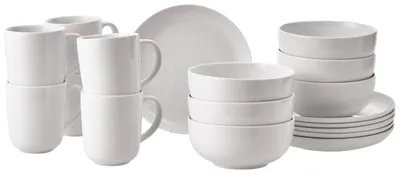 Produktbild von Novel Kaffeeset 18-tlg. Lilybet Weiß