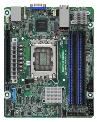 Produktbild von ASRock Rack W680D4ID-2T/G5/X550 - Motherboard