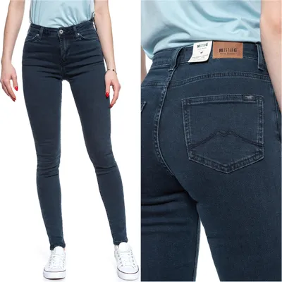 Produktbild von MUSTANG, Damen Jeanshose, Skinny fit, ZOE SUPER SKINNY, W25 L32, Blau, Jeans, baggyjeans, buggy