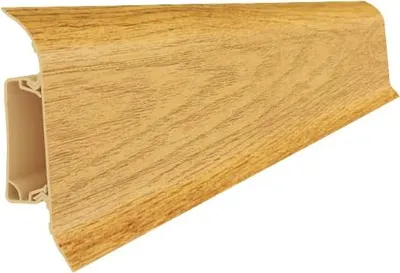 Obrázok produktu pre VOX Soklová lišta IZZI – Soklová lišta – Vedenie káblov – Odolná proti nárazom – Ohybný okraj – 250 cm – Farba 730