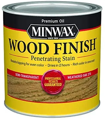 Produktbild von Ölbeize für Holz MINWAX Wood Finish 236 ml WEATHERED OAK – innen, schnelltrocknend 236ml WEATHERED OAK