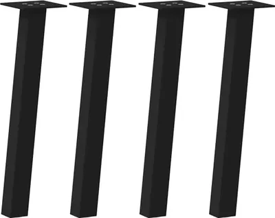 Obrázek produktu pro vidaXL Nohy konferenčního stolku 4 ks černé 42 cm ocelové
