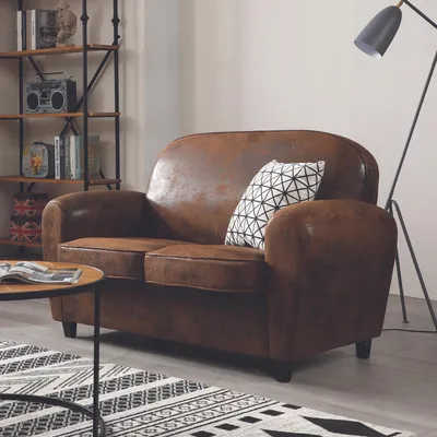 Image de Canape - HOME DECO FACTORY - Vintage - Marron