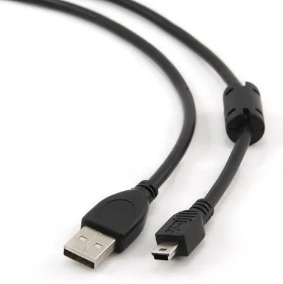 Obrázek produktu pro gembird USB-Kabel  2.0 auf Mini-USB-Stecker schwarz 1,8m