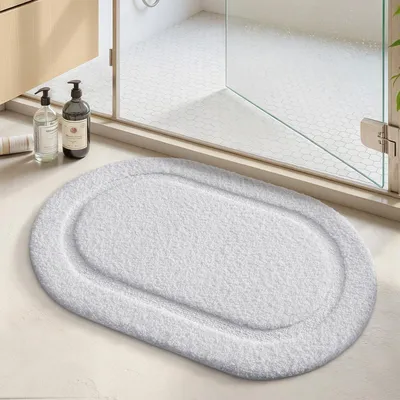 Immagine prodotto di Tappetino da bagno antiscivolo in microfibra, 60x91 cm, assorbente, per il bagno