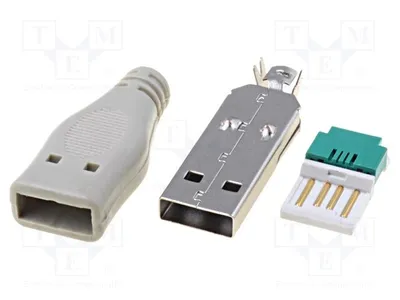 Obrázek produktu pro 1x USB-A konektor s ochranou, USB a IEEE1394 konektor pro kabely
