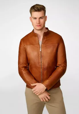 Image de Lederjacke Ricano TOMASO - cognac / XL