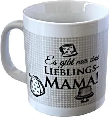 Produktbild von Keramiktasse mit Print Lieblings-Mama 57533