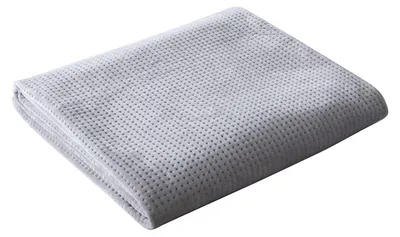 Produktbild von Tagesdecke, moderne Tagesdecke, gesteppt, Samt, Prima 200x220 Grau 01