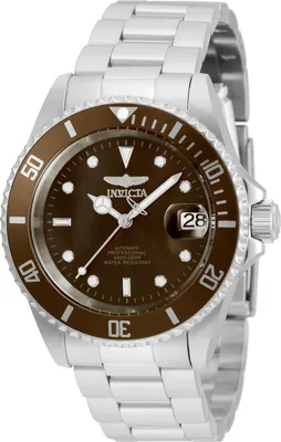 Produktbild von Invicta Pro Diver 35689 Herrenuhr - Automatikwerk - Edelstahl mit braunem Zifferblatt - 40 mm