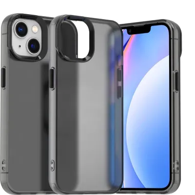 Obrázok produktu pre Puzdro pre Apple iPhone 14 / iPhone 13 - Zadný kryt Phonesta HardFrost Polopriehľadné - Matná čierna