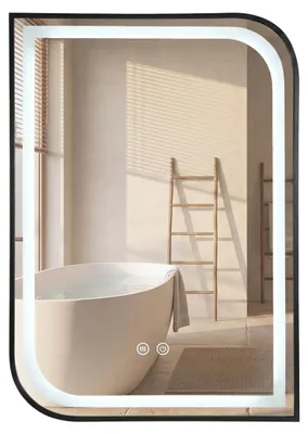 Image de Miroir Rea Zone 80X60 Led Noir