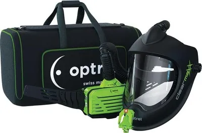 Image de OPTREL Casque de ponçage Clearmaxx et autres protections respiratoires à ventilation assistée E3000X Disque PC - 4900250
