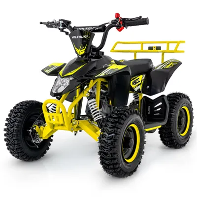 Produktbild von VOLTOURI Mini Quad ATV49-YELLOW-6 49cc Kinderquad Benzin Quad Offroad 6” Gelb bis 37 km/h