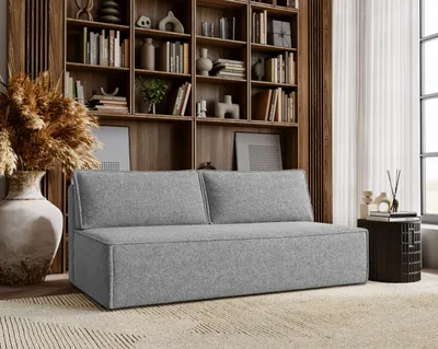 Zdjęcie produktu dla Sofa DUO z funkcją spania i przechowywania tkanina Verita Szary
