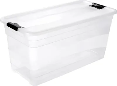 Productafbeelding van keeeper 1042700100000 Opbergbox "Cornelia", 83 liter, transparant