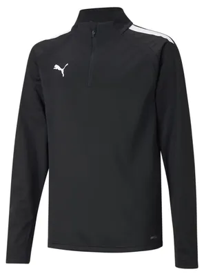Produktbild von Puma Unisex Kinder Teamliga 14 Zip Top Jr Sweater, Puma Black-Puma White, 152 EU
