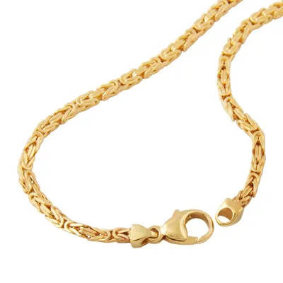 Produktbild von Königskette 2mm vierkant glänzend 8Kt GOLD 60cm