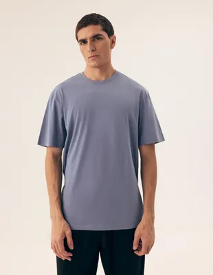 Produktbild von T-Shirt Henderson mit Rundhals 100% Baumwolle blau XXL