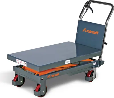 Image de Unicraft Scherenhubtischwagen FHT 500 für 500 kg Hähe min. 340 mm - max. 900 mm