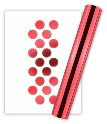 Immagine prodotto di Carta termoadesiva, versatile per progetti di bricolage, facile da usare, colore rosso