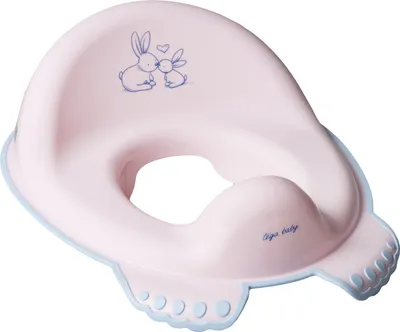 Image de Tega Baby Adapter, siège de toilette d'apprentissage Eco Bunny, rose