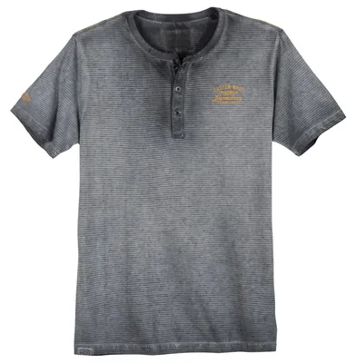 Produktbild von Redfield modisches XXL T-Shirt grau geringelt
