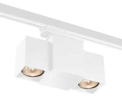 Zdjęcie produktu dla Reflektorowa LAMPA sufitowa BIZEN 7710 Shilo metalowa OPRAWA kostki do 3-fazowego systemu szynowego białe