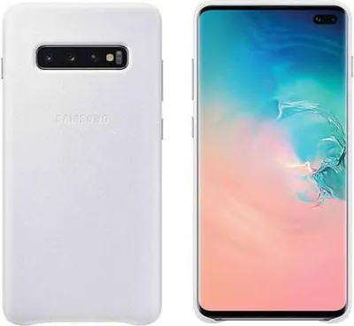 Produktbild von SAMSUNG Leather Cover wh EF-VG975L | für Samsungsung SM-G975F / Galaxy S10+