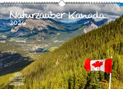 Produktbild von Naturzauber Kanada DIN A3 Kalender für 2026 Canada Natur Reise Land Urlaub - Seelenzauber