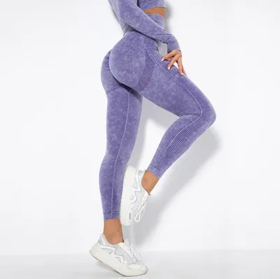 Produktbild von Stylische Violette Jeans Push Up Leggings für Damen - Größe S KP15512