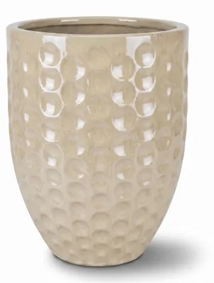 Produktbild von Pflanzkübel aus Keramik Provencelia MEROVEE Perle, Ø42 cm x H55 cm, frostbeständig