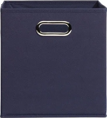 Produktbild von Aufbewahrungsbox - 27 x 27 cm - Dunkelblau - Vlies - faltbar