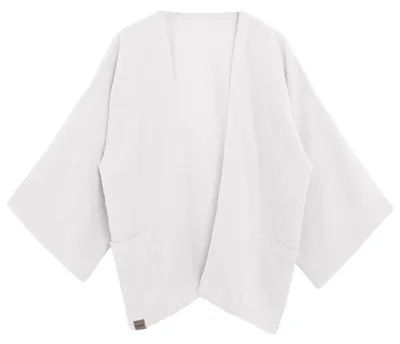 Produktbild von Knit Factory Elva Kimono Kurz - Woolwhite - 36/42