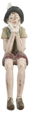Produktbild von Clayre & Eef Figur Pinocchio 4x7x15 cm Braun Kunststoff