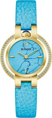 Bulova 97R104 Damenuhr Quarz Rubayiat Sommer Türkis 1