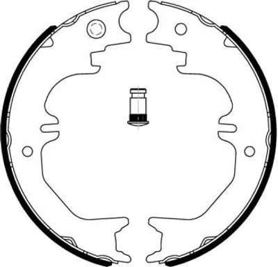 Produktbild von ABE C02082ABE Handbremsbeläge für TOYOTA LAND CRUISER (KDJ12, GRJ12) Handbremse