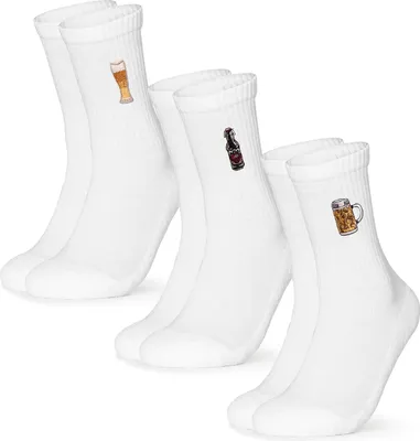 Produktbild von Occulto Damen & Herren Motiv Tennissocken 3er Pack (Modell: Robin)