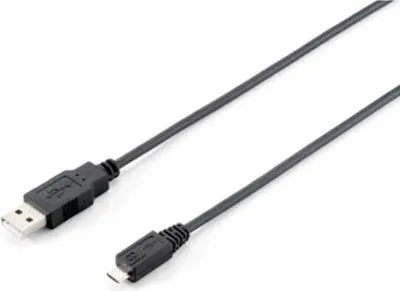 Obrázek produktu pro Equip Kabel USB-A 2.0 -> micro B St/St  1.80m        schwarz Polybeutel